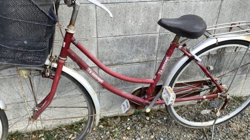兵庫県相生市で引き取り回収から処分までした自転車