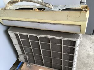 兵庫県たつの市で取り外し回収から処分までしたエアコン